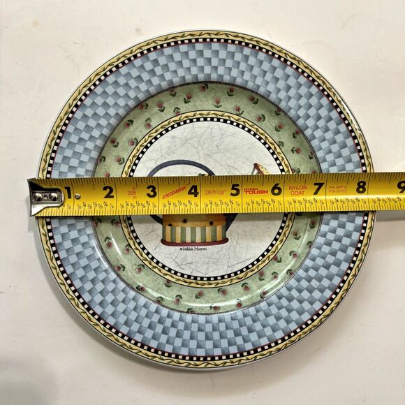 Vintage Debbie Mumm Dessert Plates Sakura Cottagecore Country 1990s Garden - Picture 5 of 5
